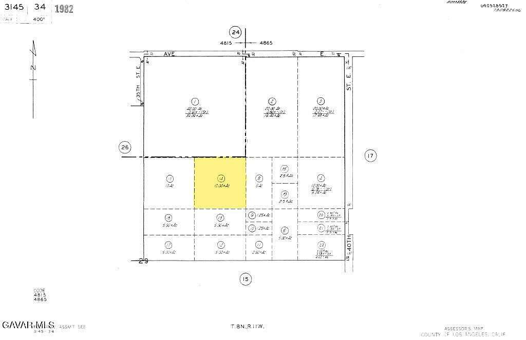 10.5 Acres of Land for Sale in Lancaster, California