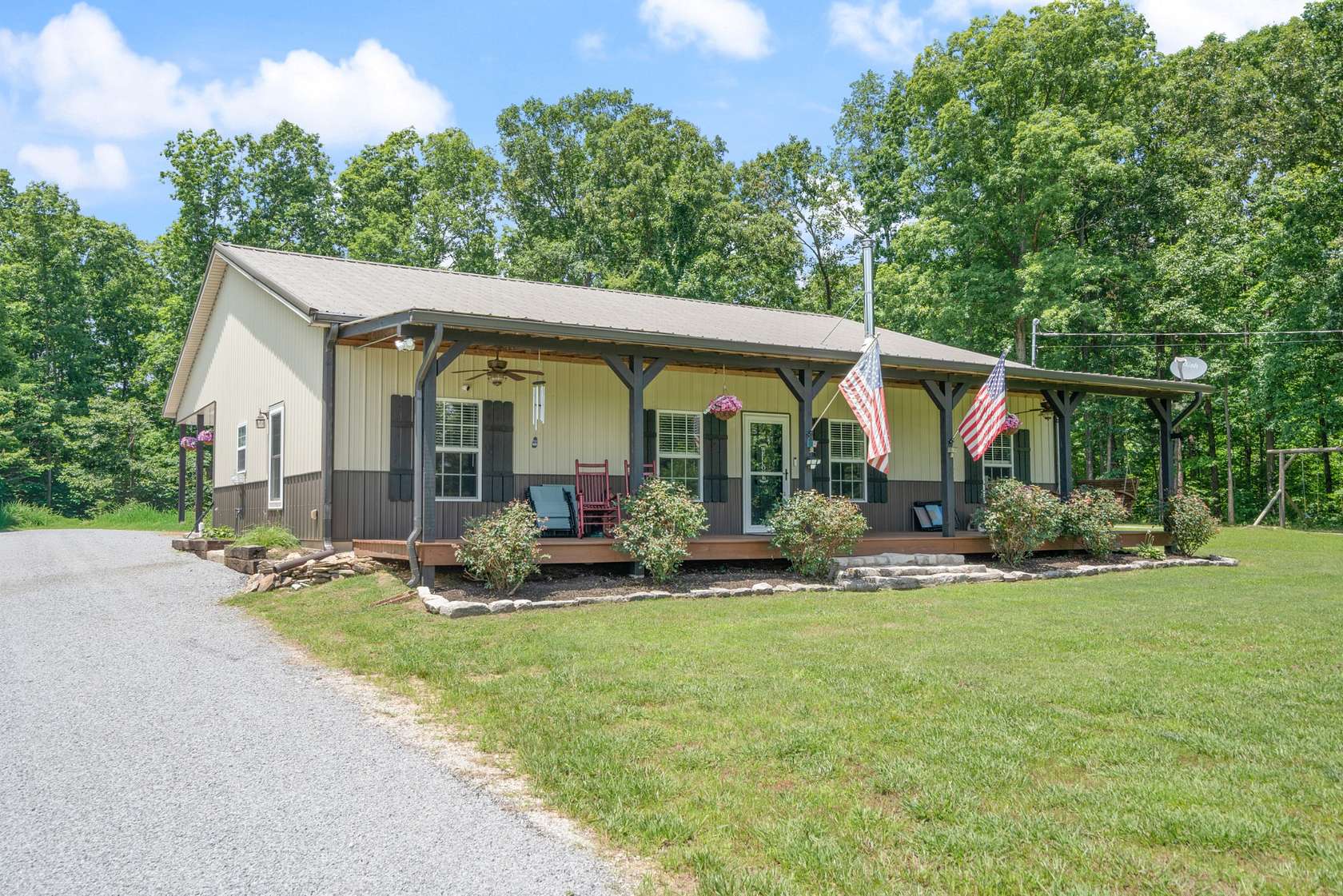 26.3 Acres of Agricultural Land with Home for Sale in McEwen, Tennessee