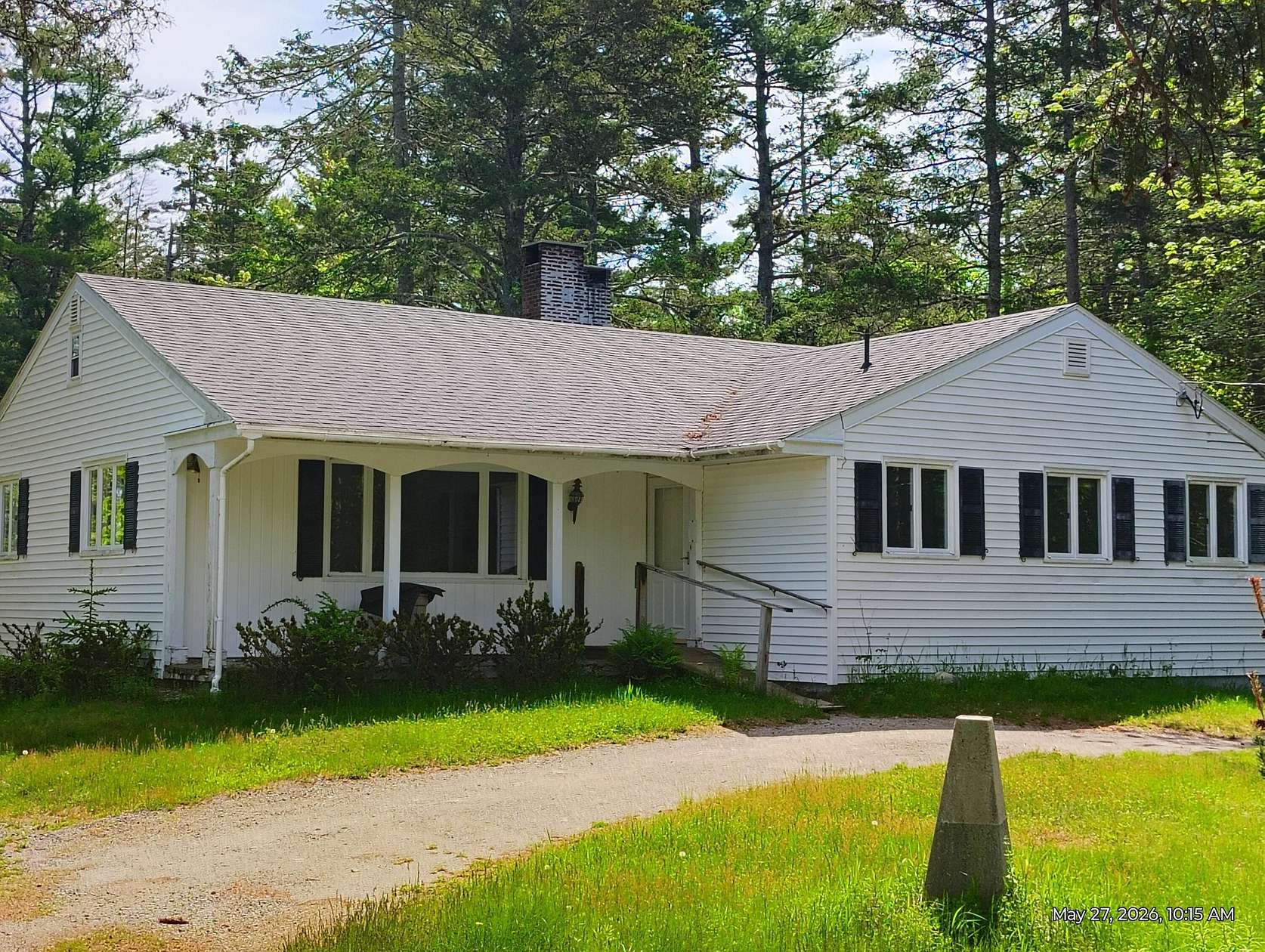 6 Acres of Land with Home for Sale in Hancock, Maine