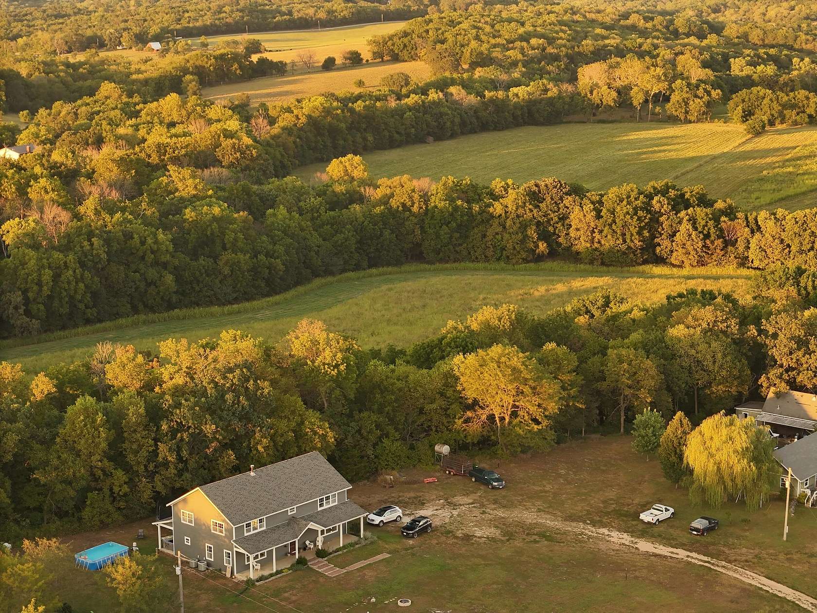 30.9 Acres of Land with Home for Sale in Walnut Grove, Missouri