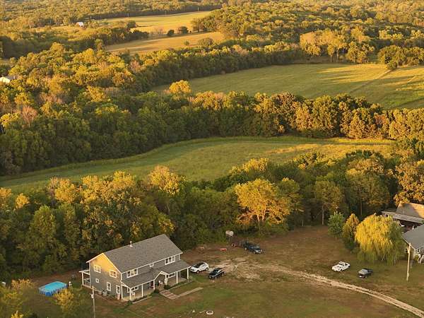 30.9 Acres of Land with Home for Sale in Walnut Grove, Missouri