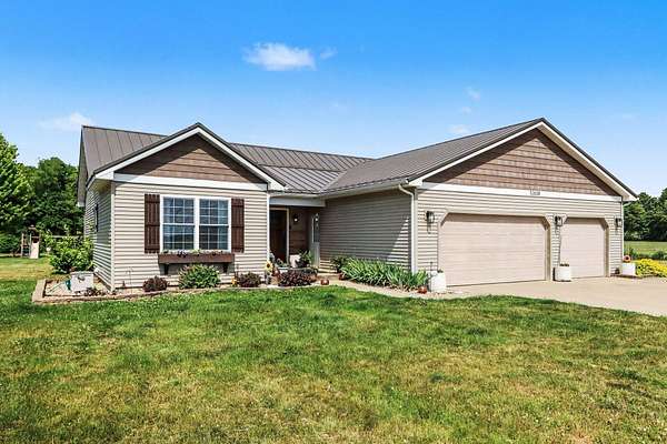 33.2 Acres of Land with Home for Sale in Three Rivers, Michigan