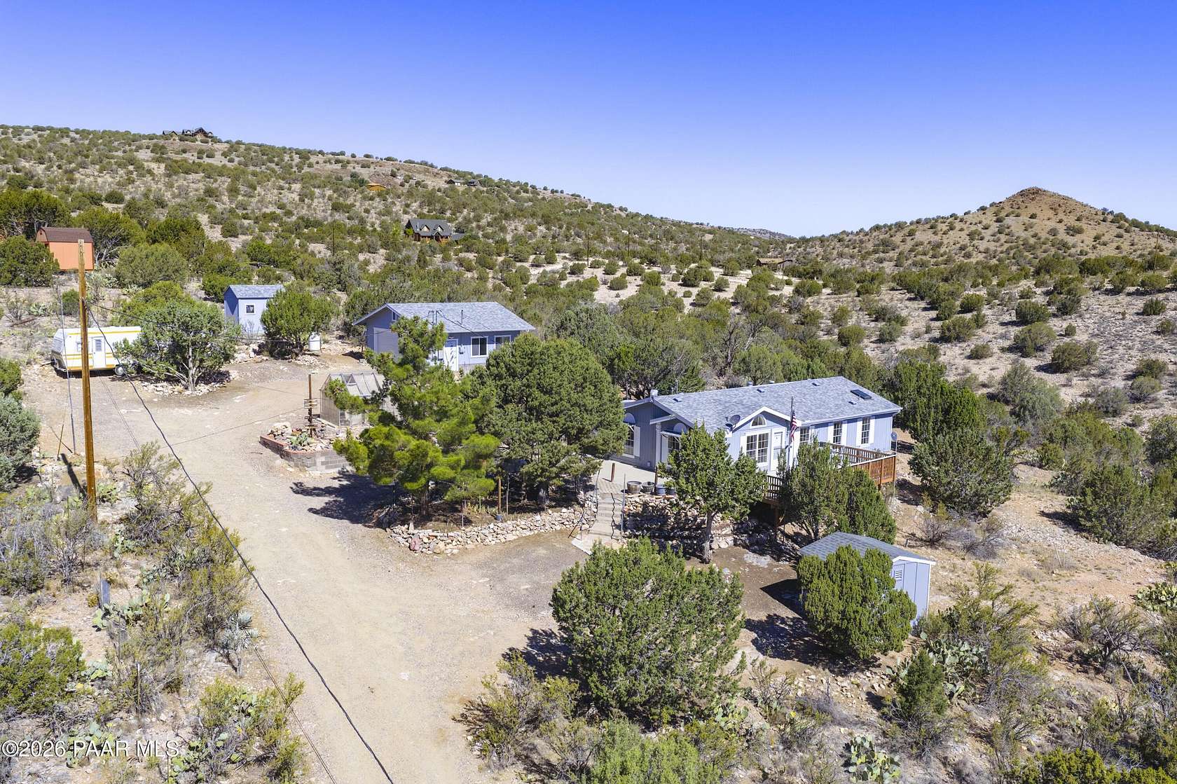 4 Acres of Land with Home for Sale in Chino Valley, Arizona