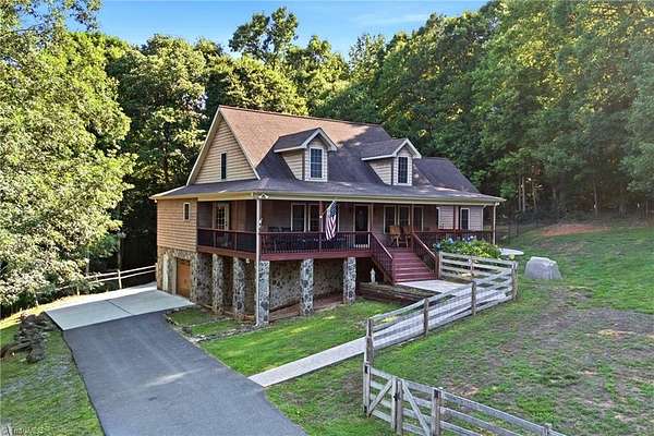 6.67 Acres of Land with Home for Sale in Franklinville, North Carolina