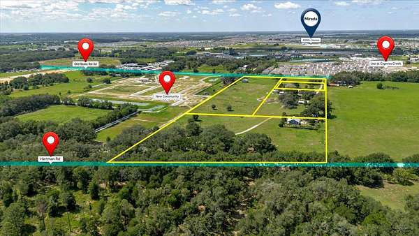 17.3 Acres of Mixed-Use Land for Sale in San Antonio, Florida