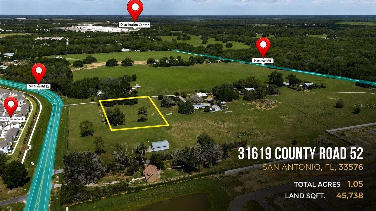 8.62 Acres of Mixed-Use Land for Sale in San Antonio, Florida