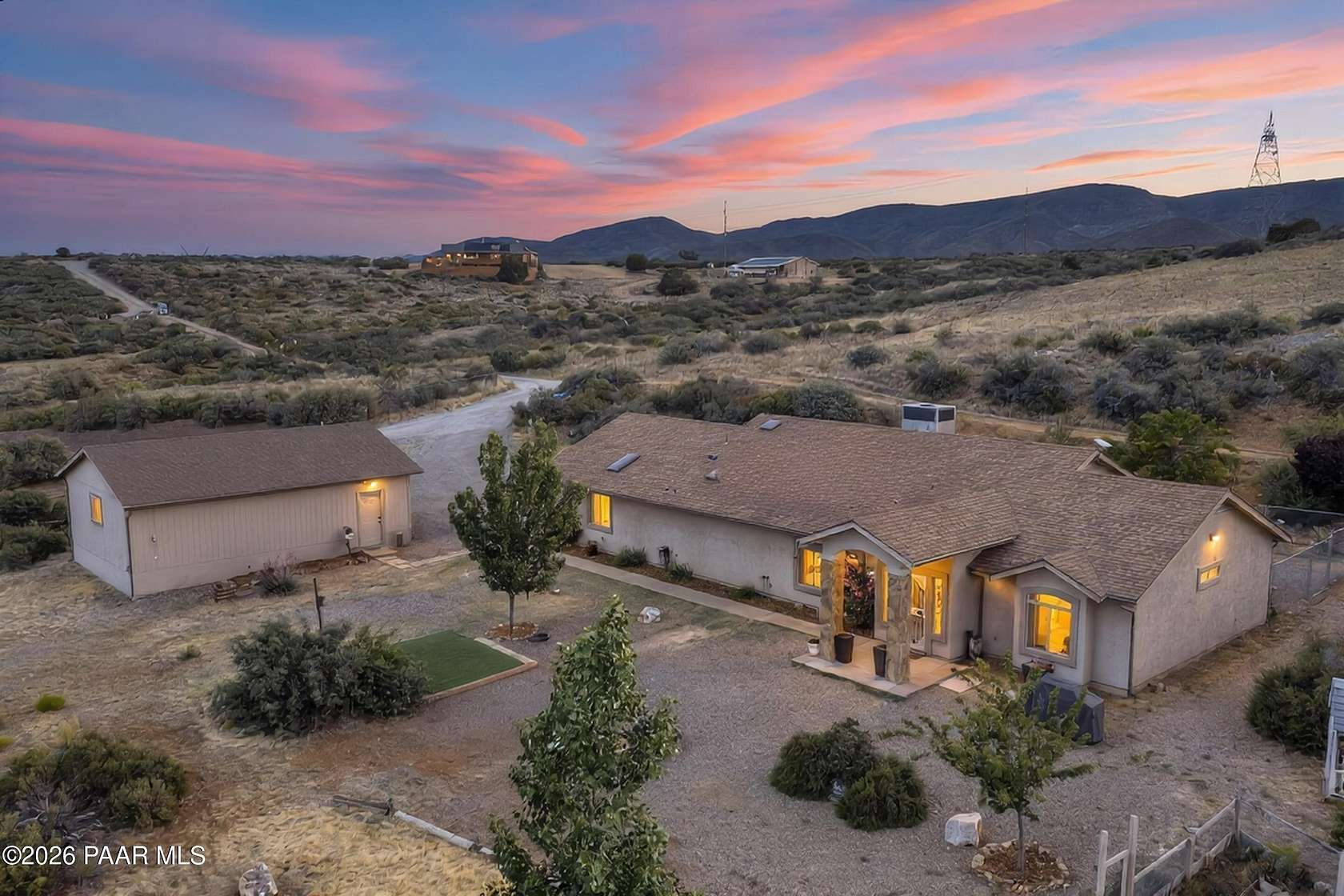 5.43 Acres of Land with Home for Sale in Mayer, Arizona