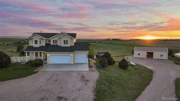 9.76 Acres of Land with Home for Sale in Elizabeth, Colorado