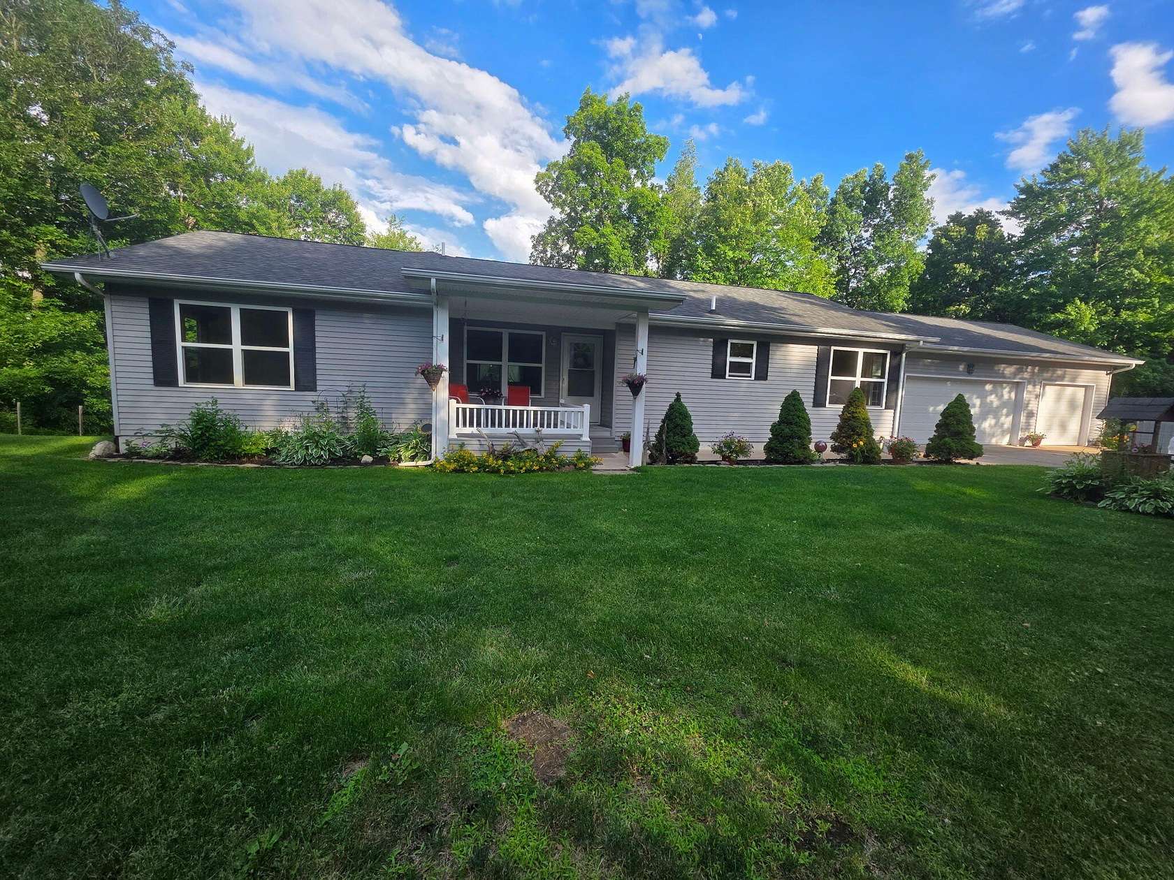 8.5 Acres of Land with Home for Sale in Belding, Michigan