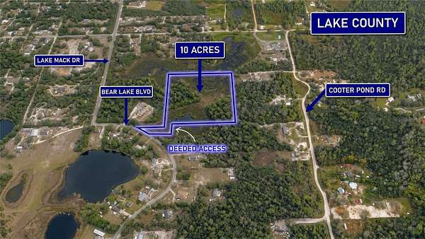 10 Acres of Residential Land for Sale in DeLand, Florida