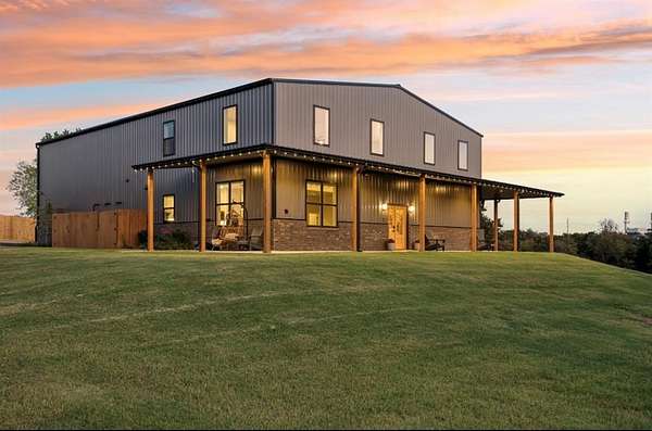 6.56 Acres of Land with Home for Sale in Luther, Oklahoma