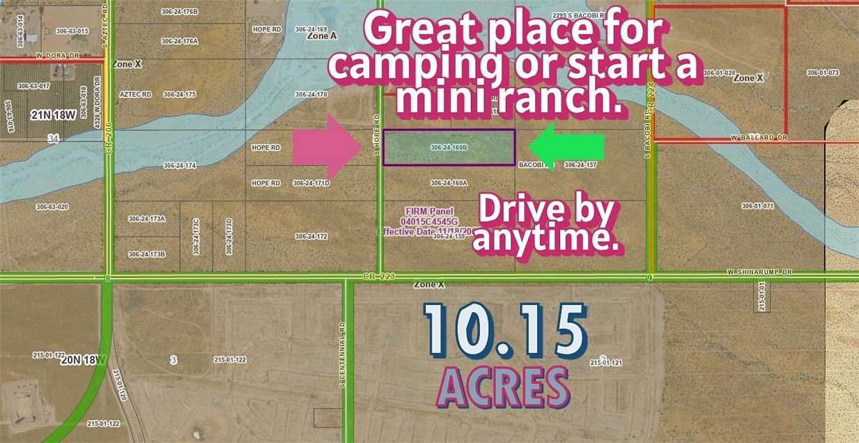 10.2 Acres of Land for Sale in Golden Valley, Arizona