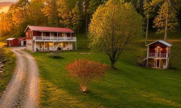 52 Acres of Land with Home for Sale in Salyersville, Kentucky