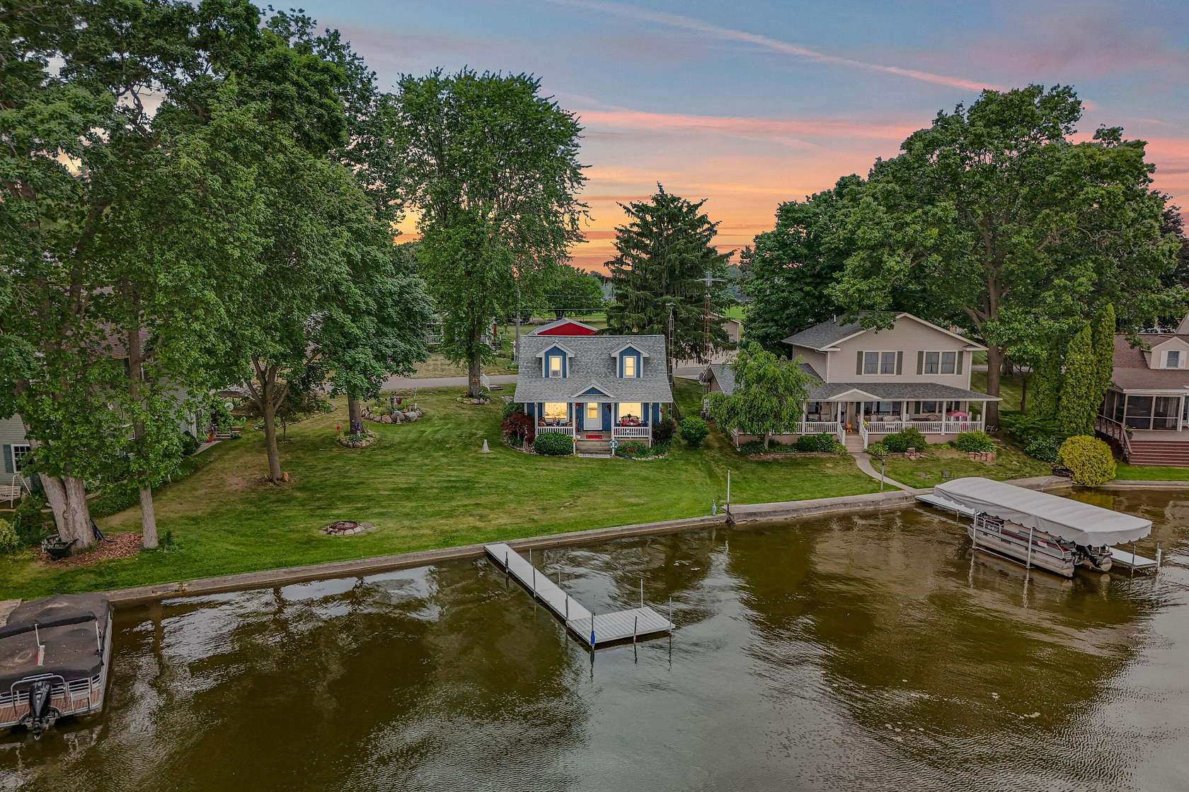 1.5 Acres of Land with Home for Sale in Colon, Michigan