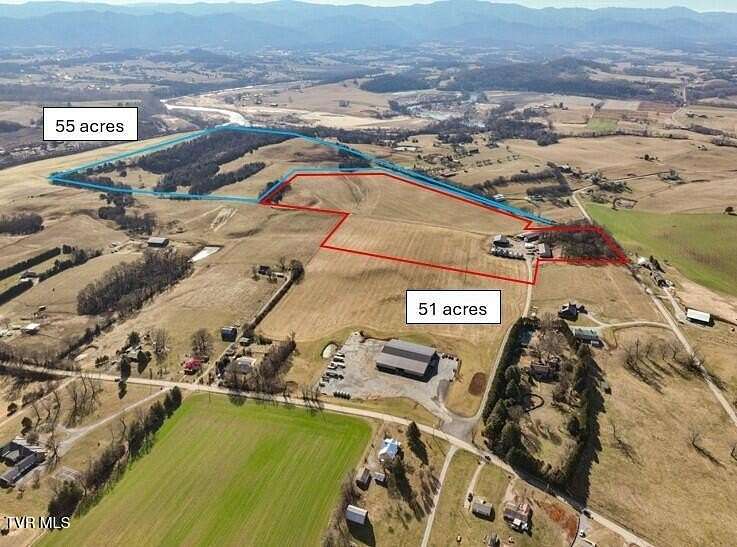 55.1 Acres of Recreational & Residential Land for Sale in Limestone, Tennessee