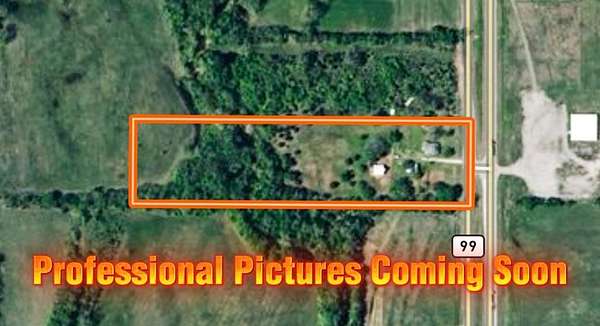 10 Acres of Land with Home for Sale in Prague, Oklahoma