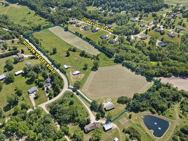 22.4 Acres of Land with Home for Sale in Dubuque, Iowa