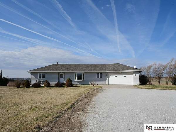 21.3 Acres of Land with Home for Sale in Valparaiso, Nebraska