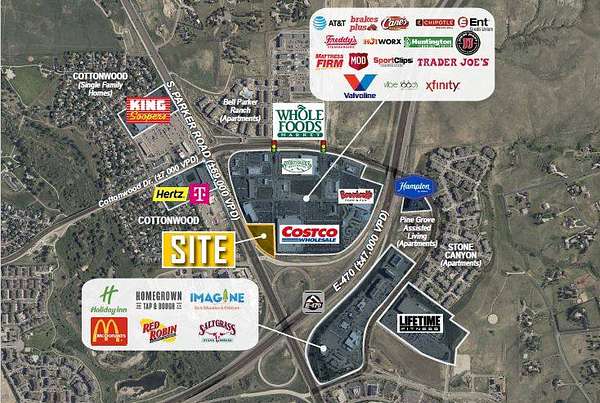 2 Acres of Commercial Land for Sale in Parker, Colorado