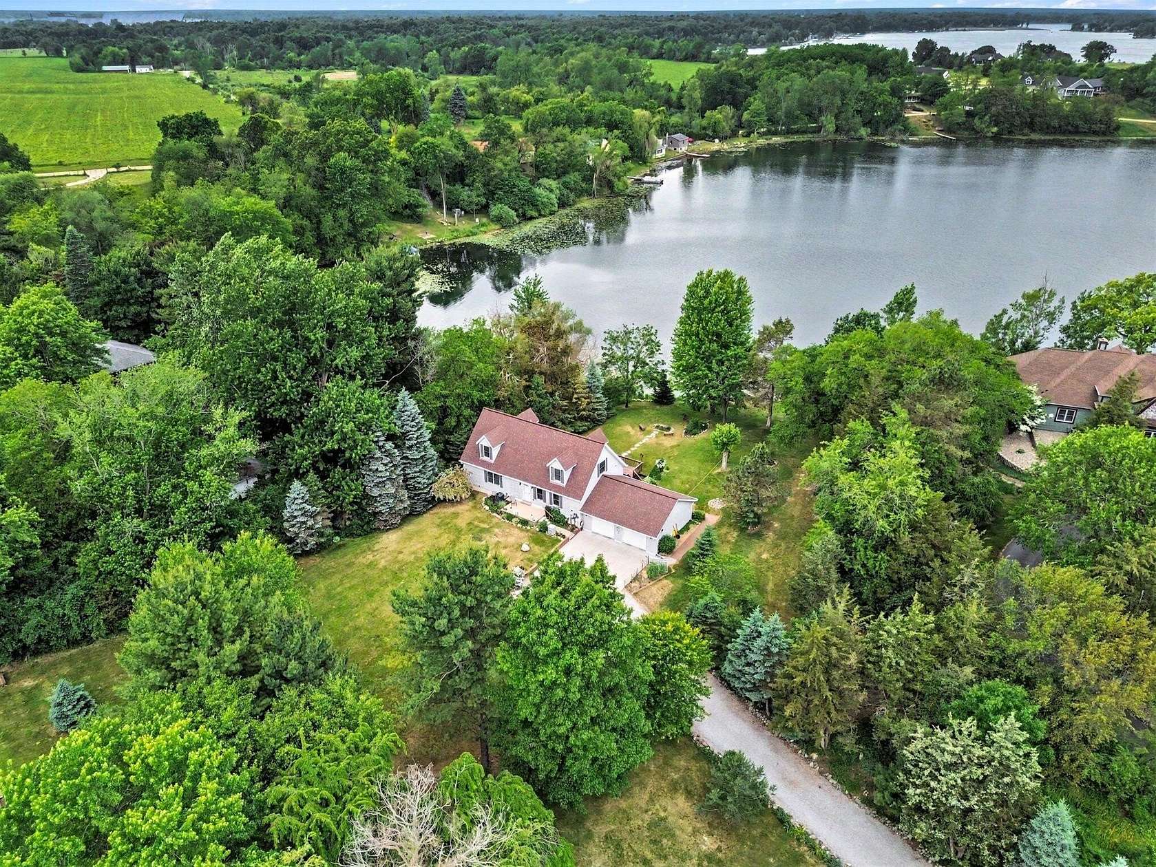 1.5 Acres of Land with Home for Sale in Brooklyn, Michigan