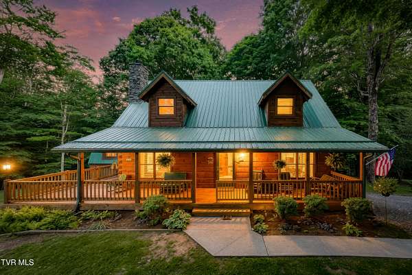 10 Acres of Land with Home for Sale in Roan Mountain, Tennessee