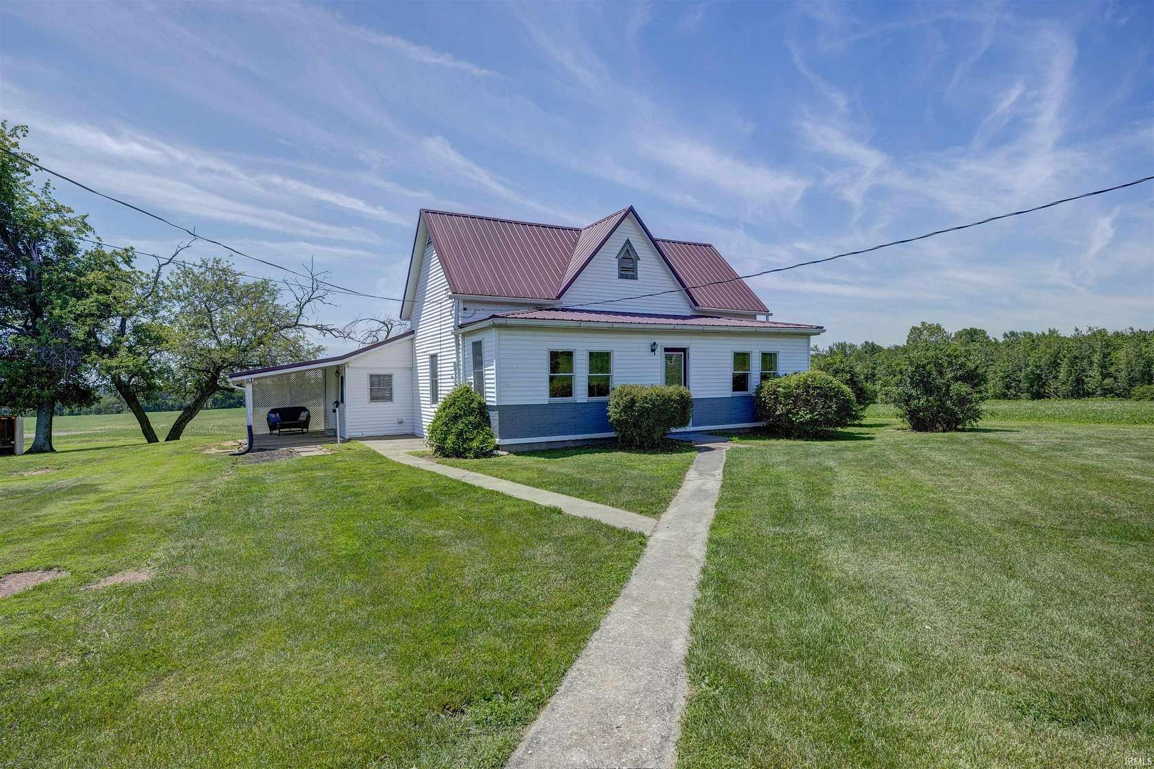 40 Acres of Agricultural Land with Home for Sale in Boonville, Indiana