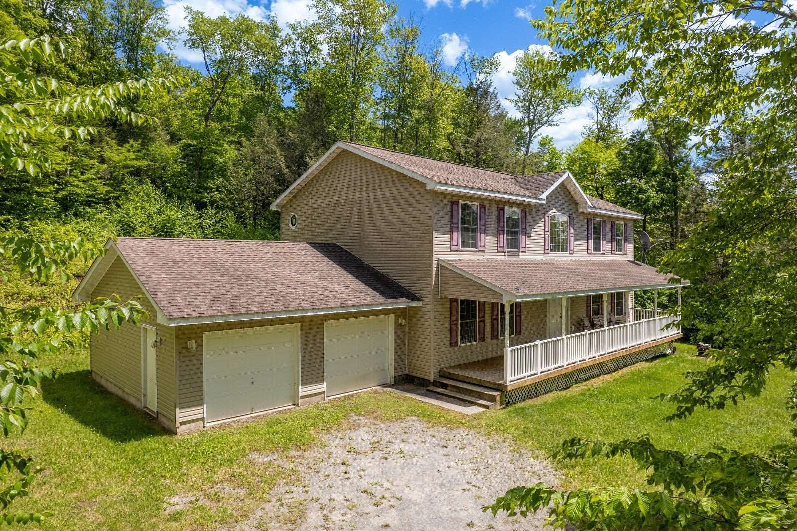 10.4 Acres of Land with Home for Sale in Hamden, New York