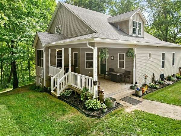 7.84 Acres of Land with Home for Sale in Pilot, Virginia