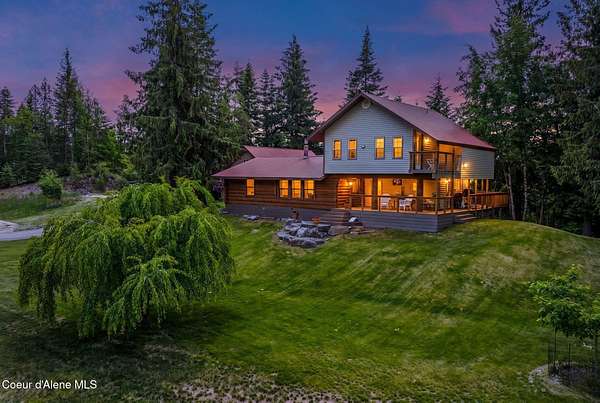 10.1 Acres of Land with Home for Sale in Hope, Idaho