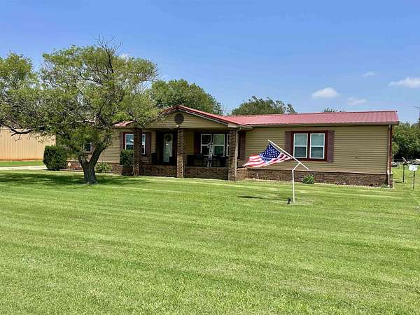 4 Acres of Land with Home for Sale in Kremlin, Oklahoma