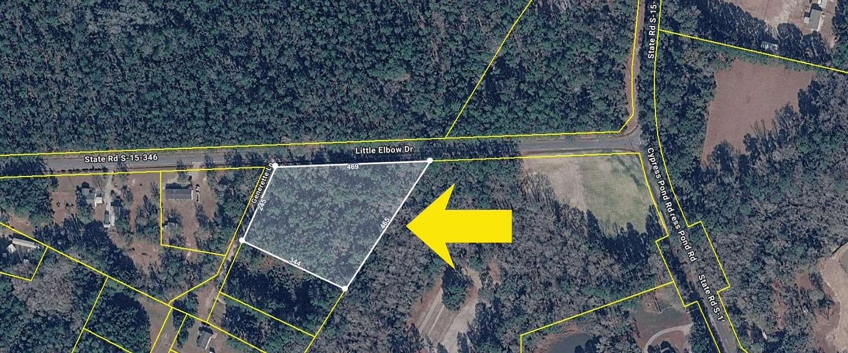 3 Acres of Residential Land for Sale in Walterboro, South Carolina