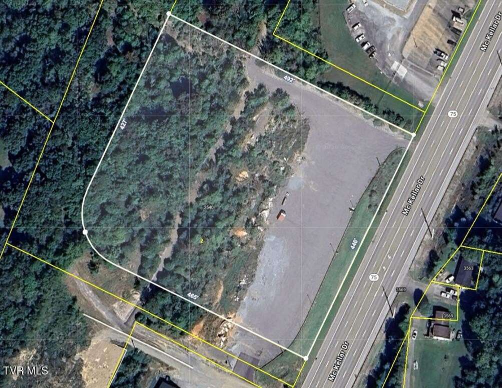 4.88 Acres of Commercial Land for Lease in Kingsport, Tennessee