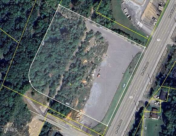 4.88 Acres of Commercial Land for Lease in Kingsport, Tennessee
