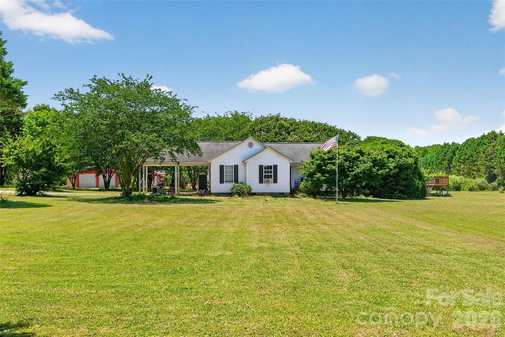 5.74 Acres of Land with Home for Sale in Monroe, North Carolina