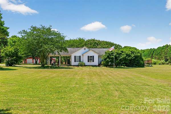 5.74 Acres of Land with Home for Sale in Monroe, North Carolina