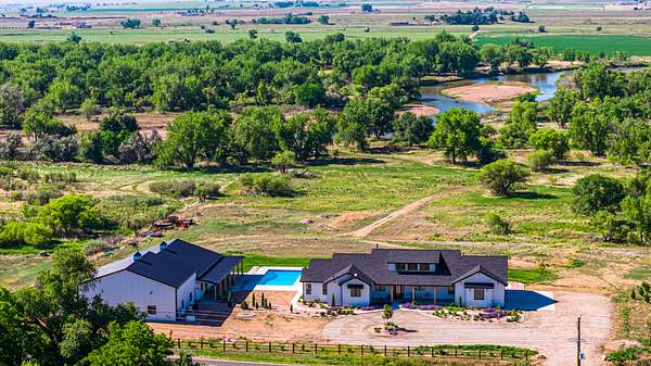 67.1 Acres of Recreational Land with Home for Sale in Kersey, Colorado