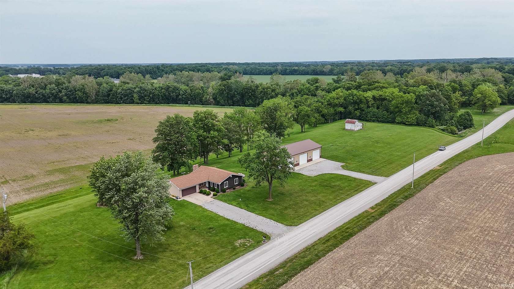 4.7 Acres of Land with Home for Sale in Woodburn, Indiana