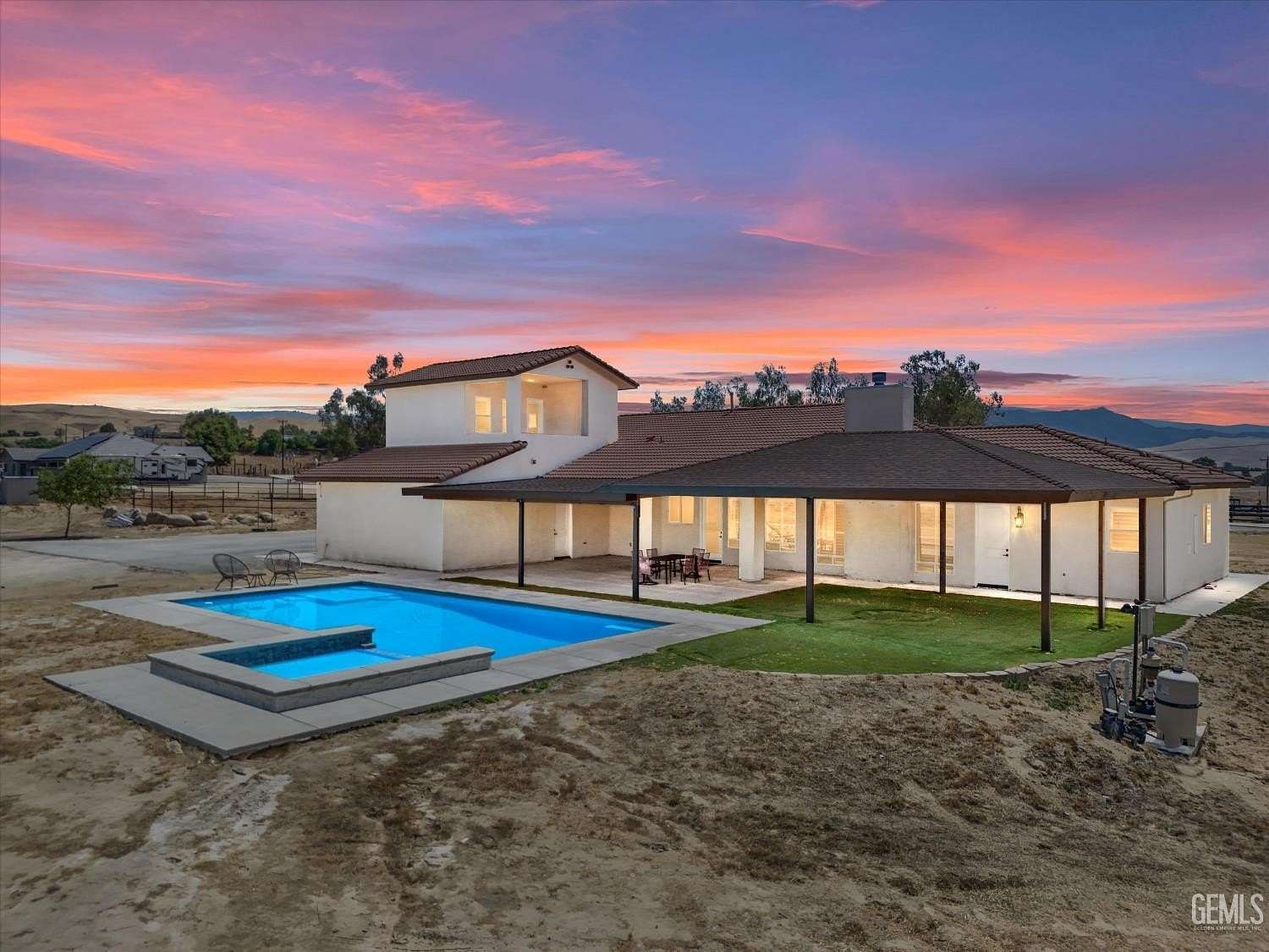 4 Acres of Land with Home for Sale in Bakersfield, California