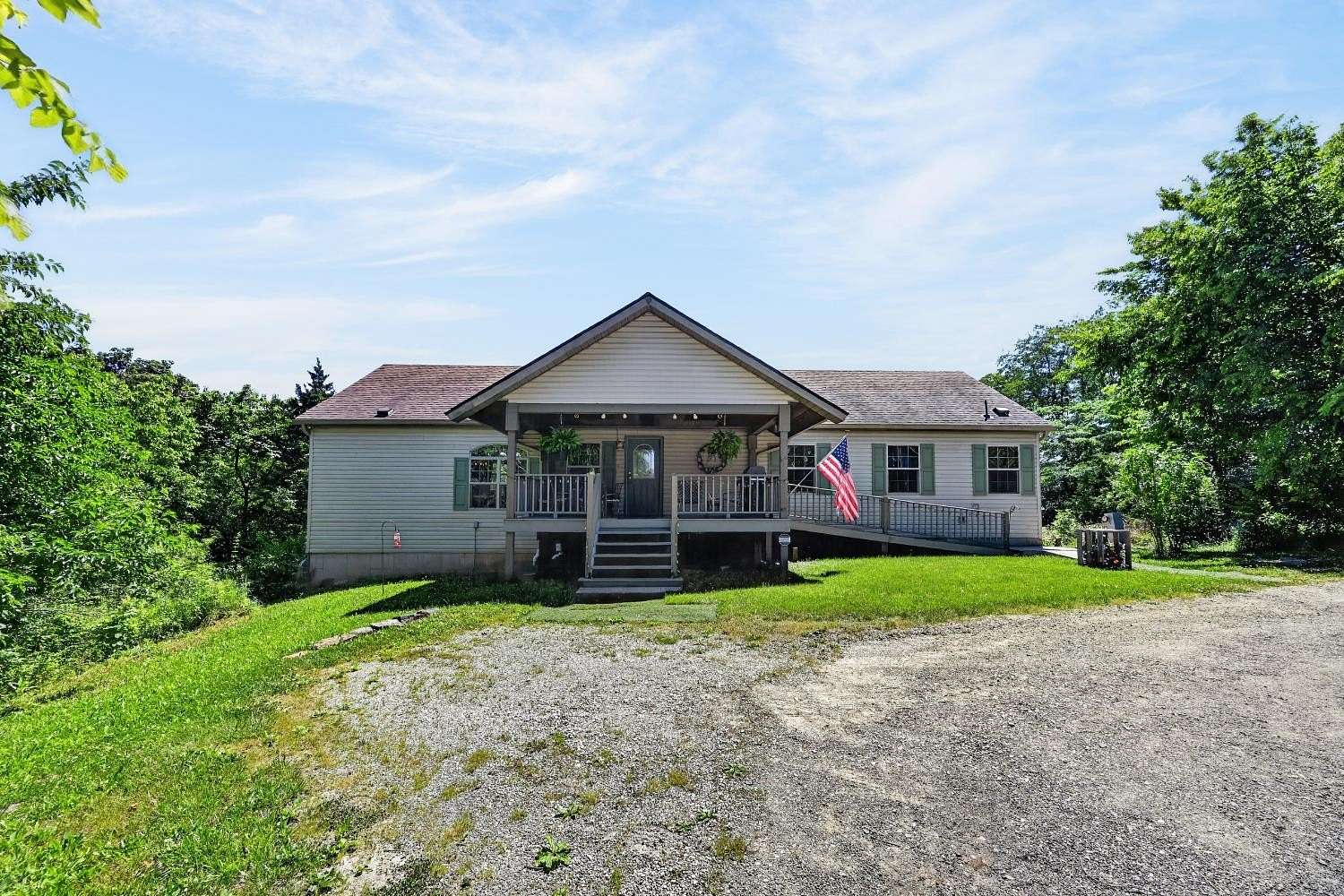 4 Acres of Land with Home for Sale in Dillsboro, Indiana