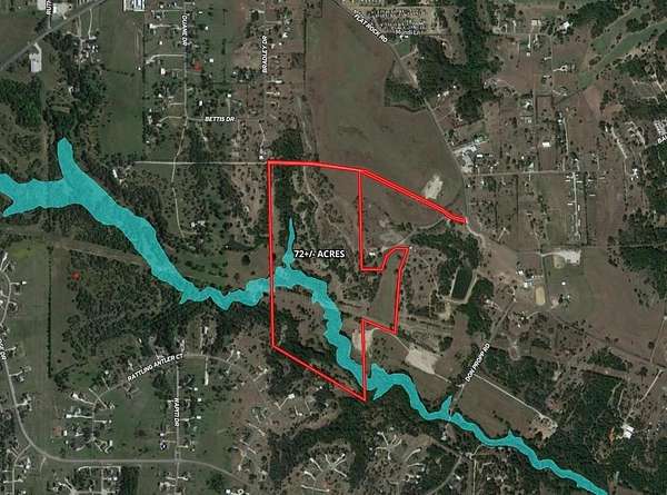 72 Acres of Agricultural Land for Sale in Azle, Texas