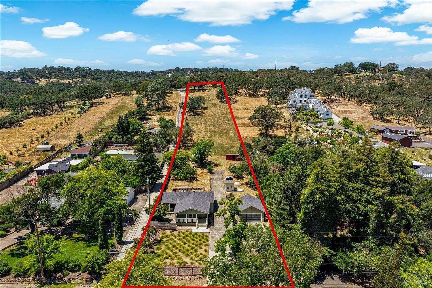 2.56 Acres of Land with Home for Sale in Napa, California