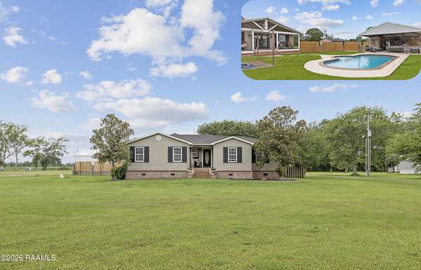 4.3 Acres of Land with Home for Sale in New Iberia, Louisiana
