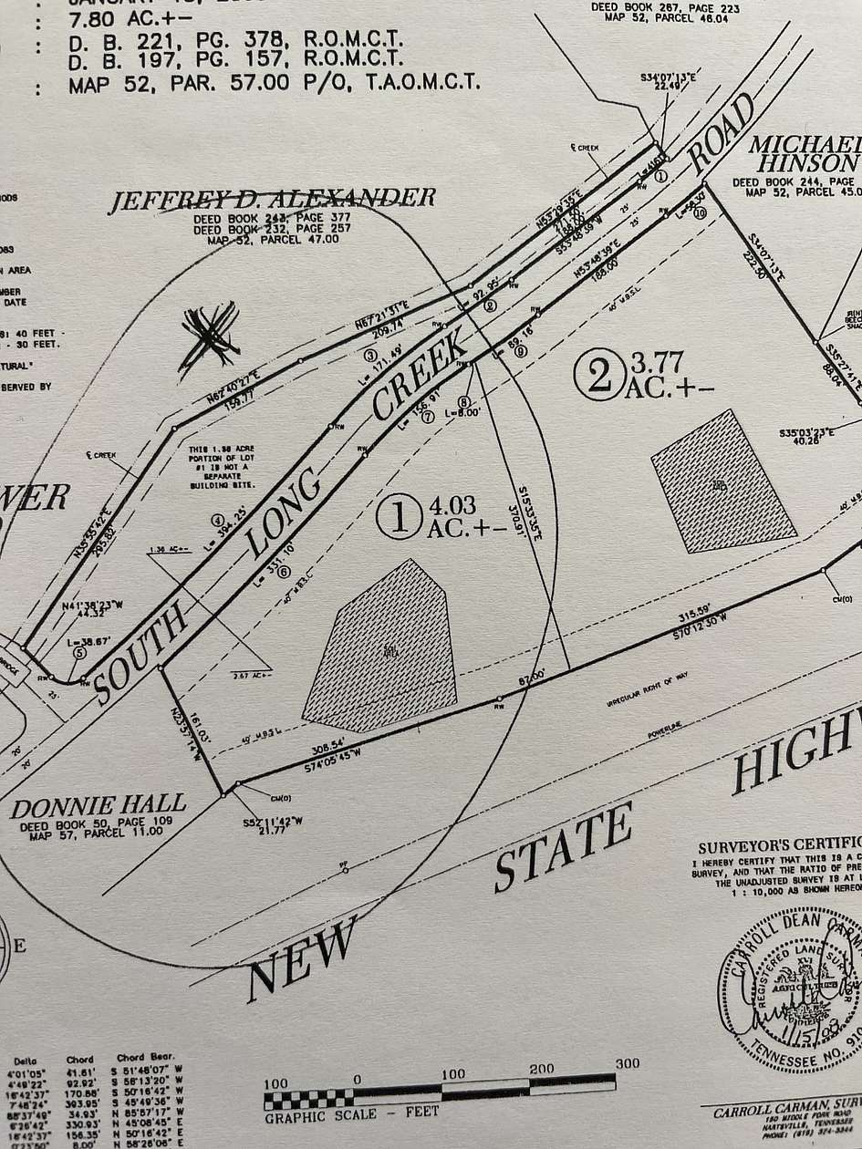 4 Acres of Residential Land for Sale in Lafayette, Tennessee