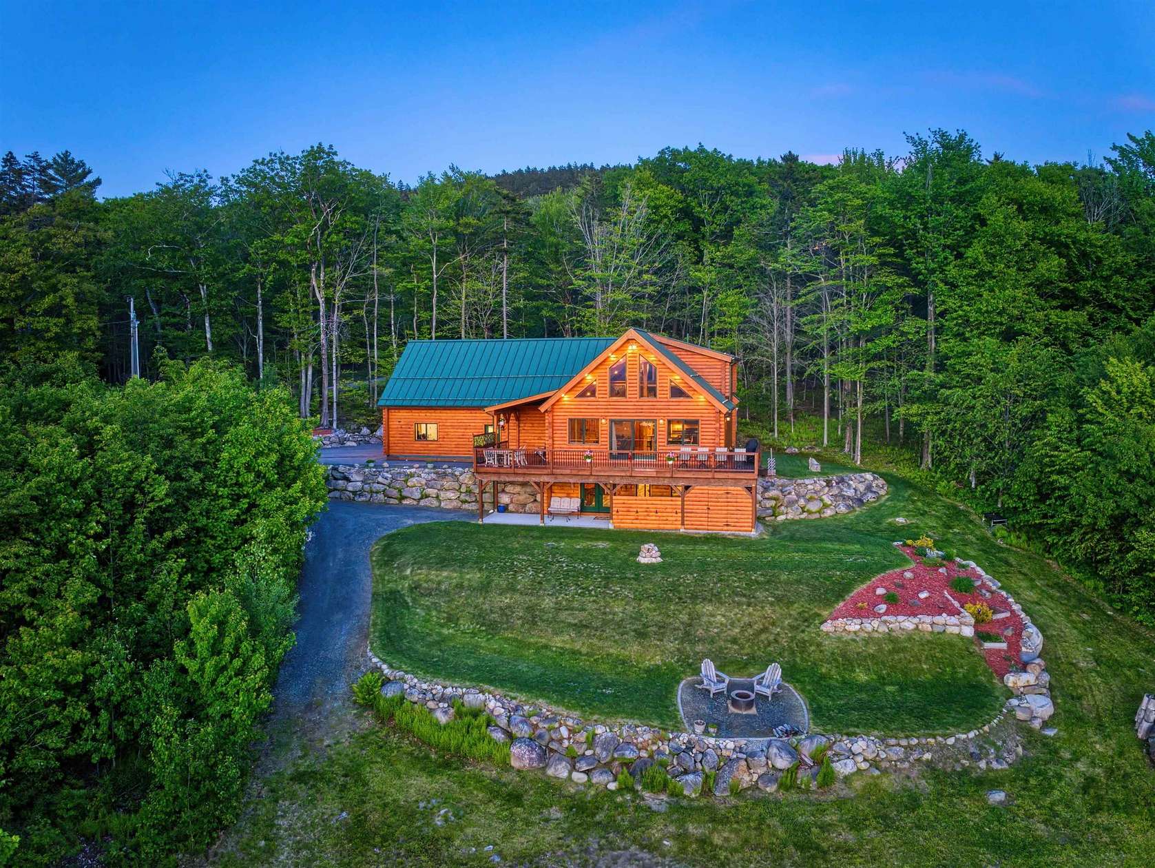 6.2 Acres of Land with Home for Sale in Newbury, New Hampshire