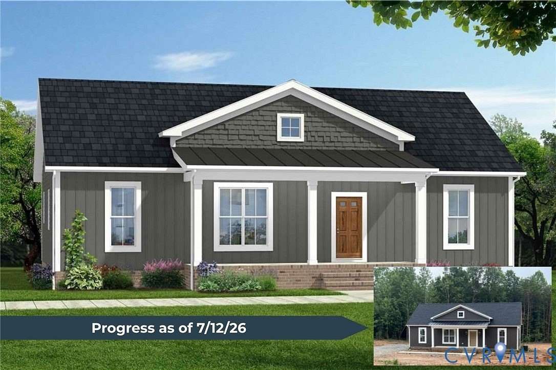 1.5 Acres of Land with Home for Sale in Farmville, Virginia