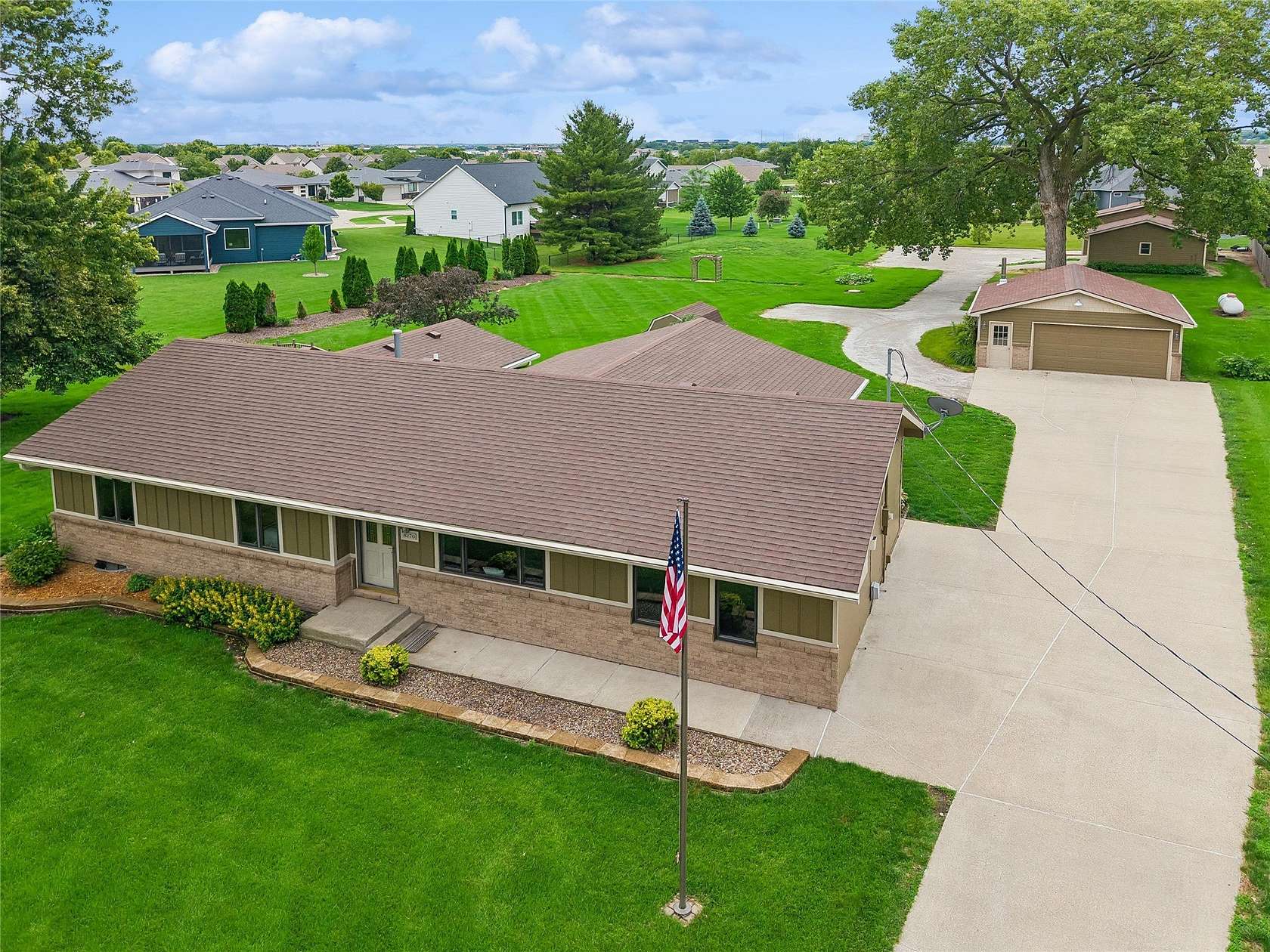 1.86 Acres of Land with Home for Sale in West Des Moines, Iowa