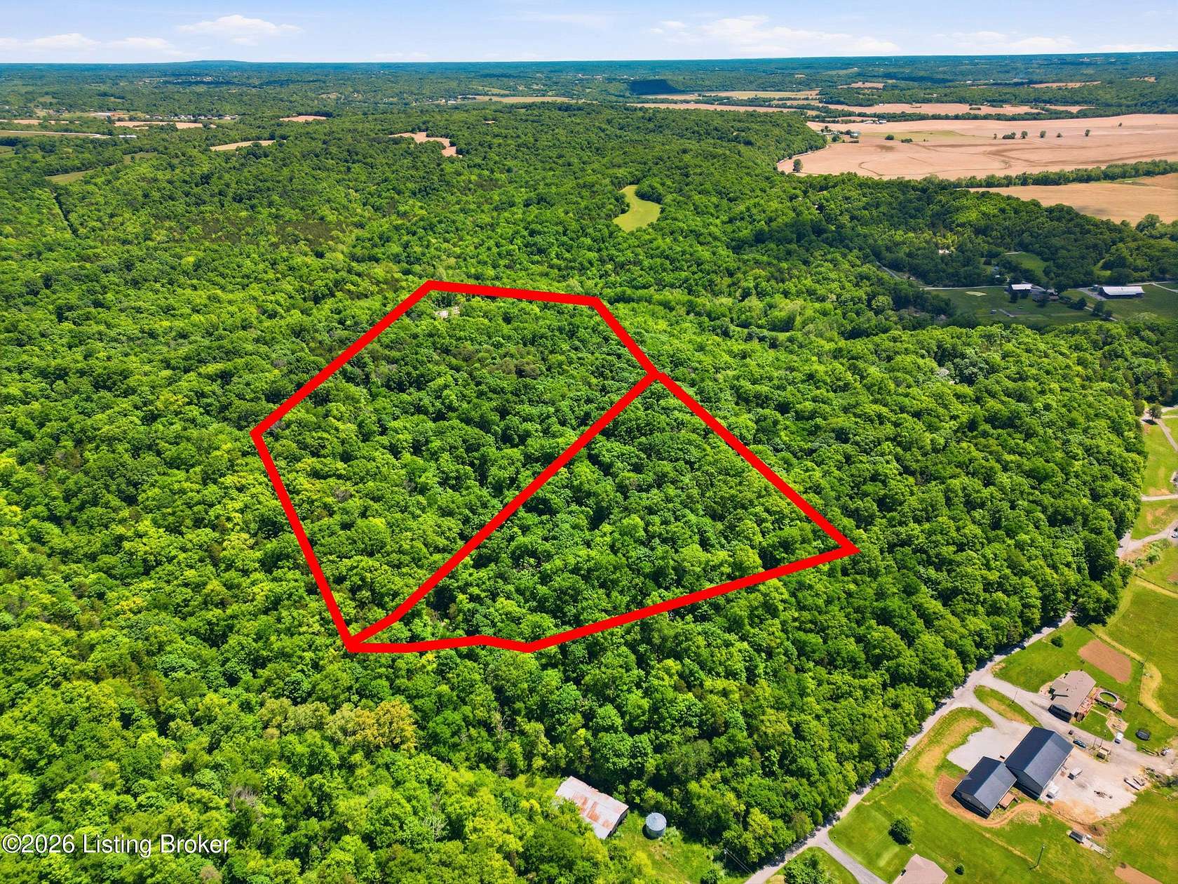 19.6 Acres of Recreational Land for Sale in Taylorsville, Kentucky