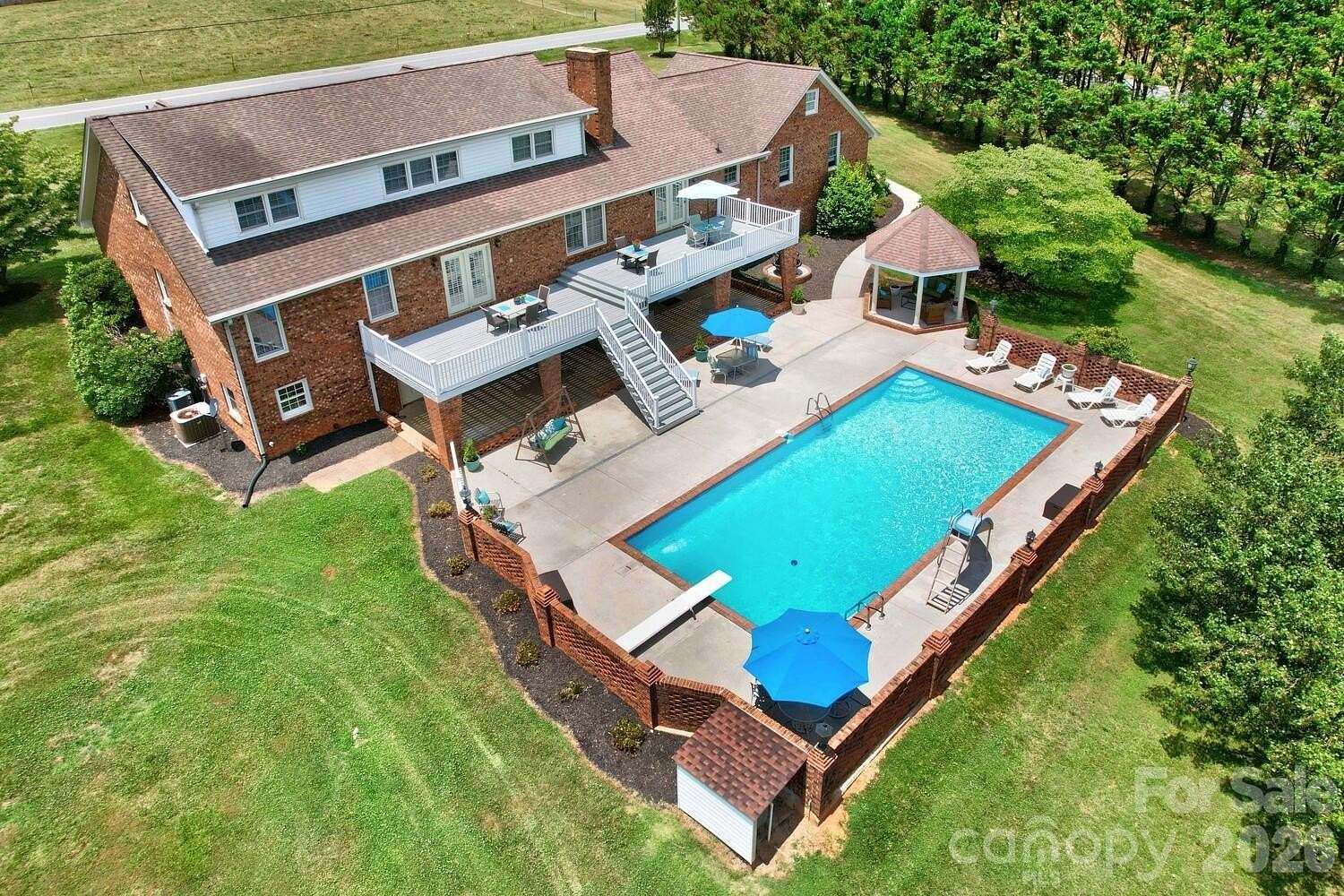 2.82 Acres of Land with Home for Sale in Stony Point, North Carolina