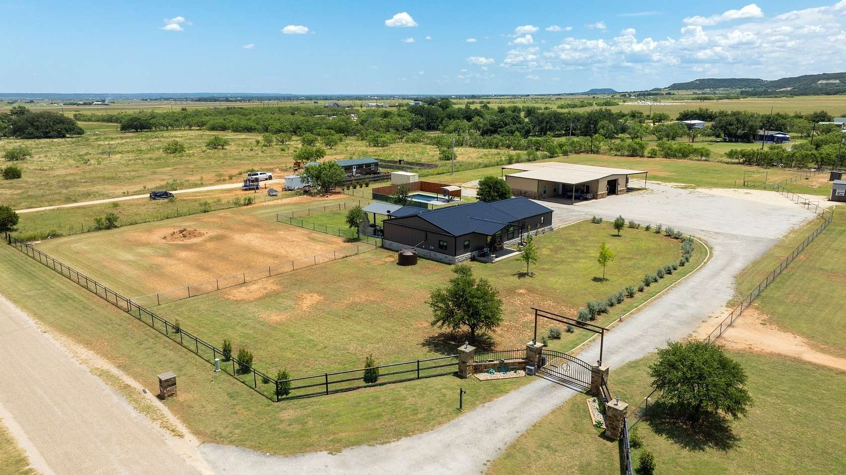 2.8 Acres of Land with Home for Sale in Tuscola, Texas