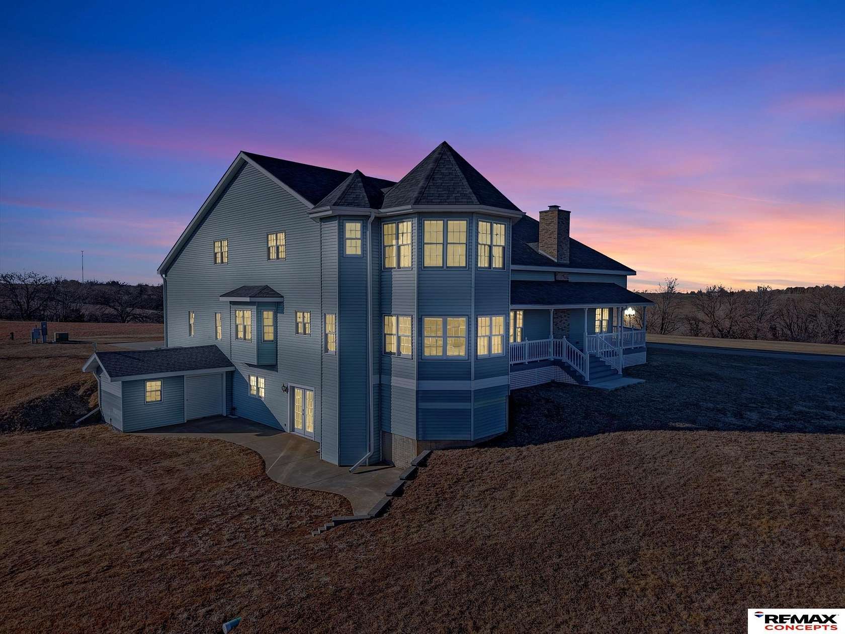 5 Acres of Land with Home for Sale in Denton, Nebraska